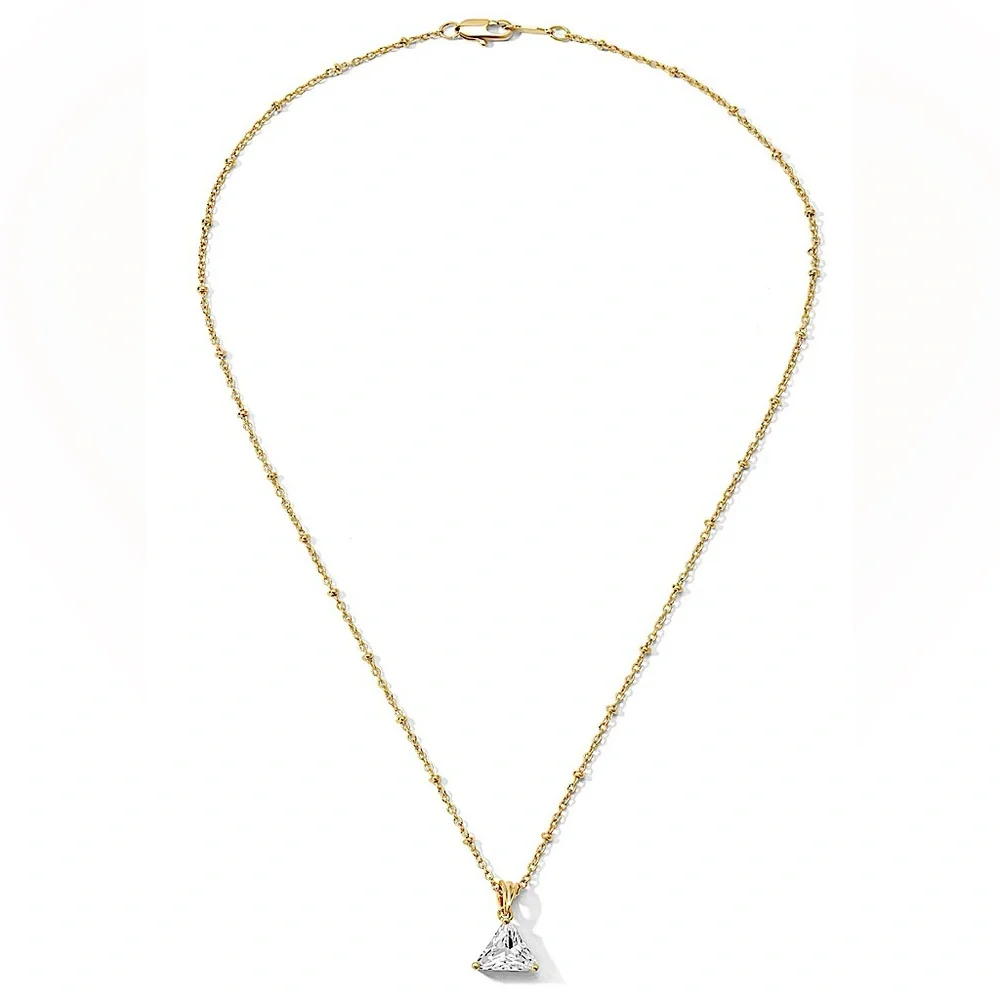 VANESSA MOONEY THE TRIANGLE DIAMOND NECKLACE